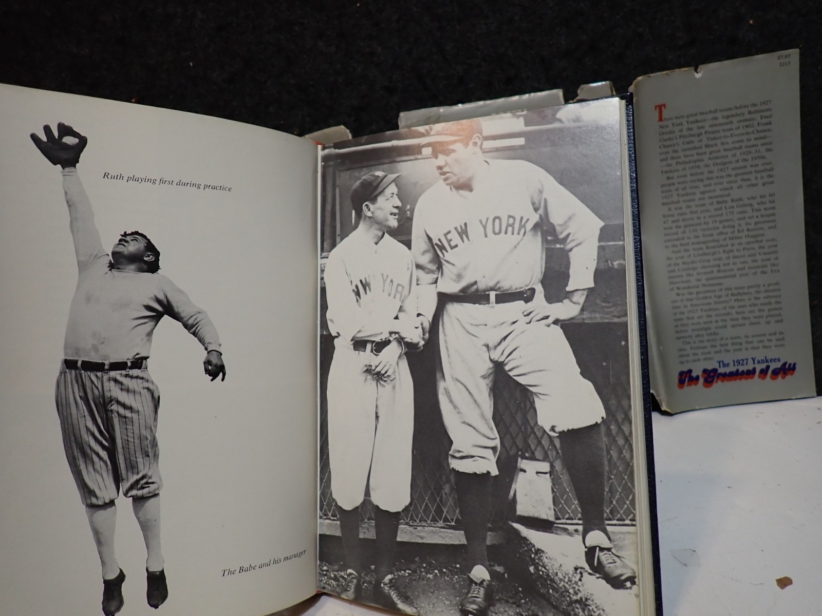 The Greatest of All 1927 NY Yankees John Mosedale SIGNED Hardcover 1974 First Ed