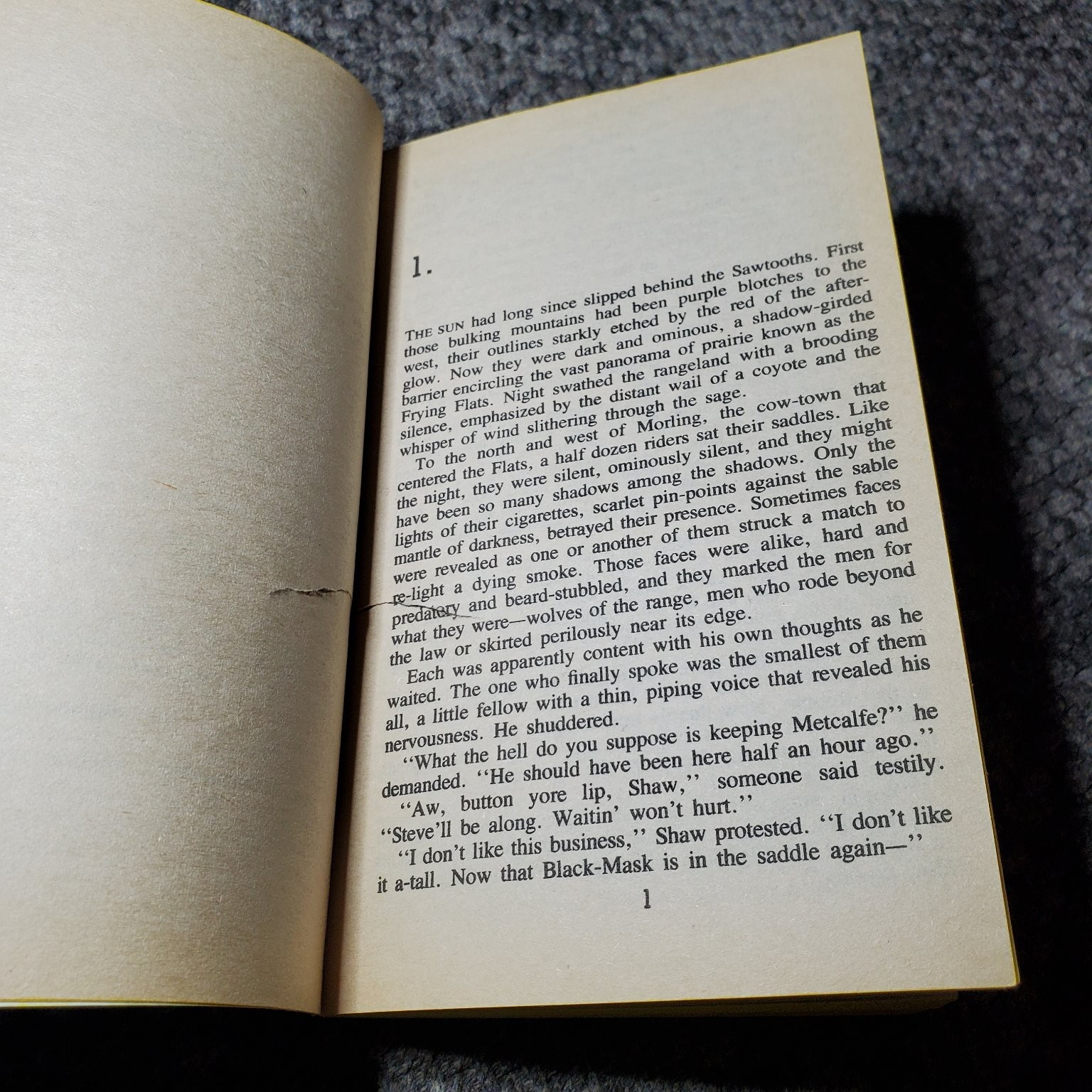 Gun-Handy Norman A. Fox 1989 First Avon Books Printing Western Action Novel