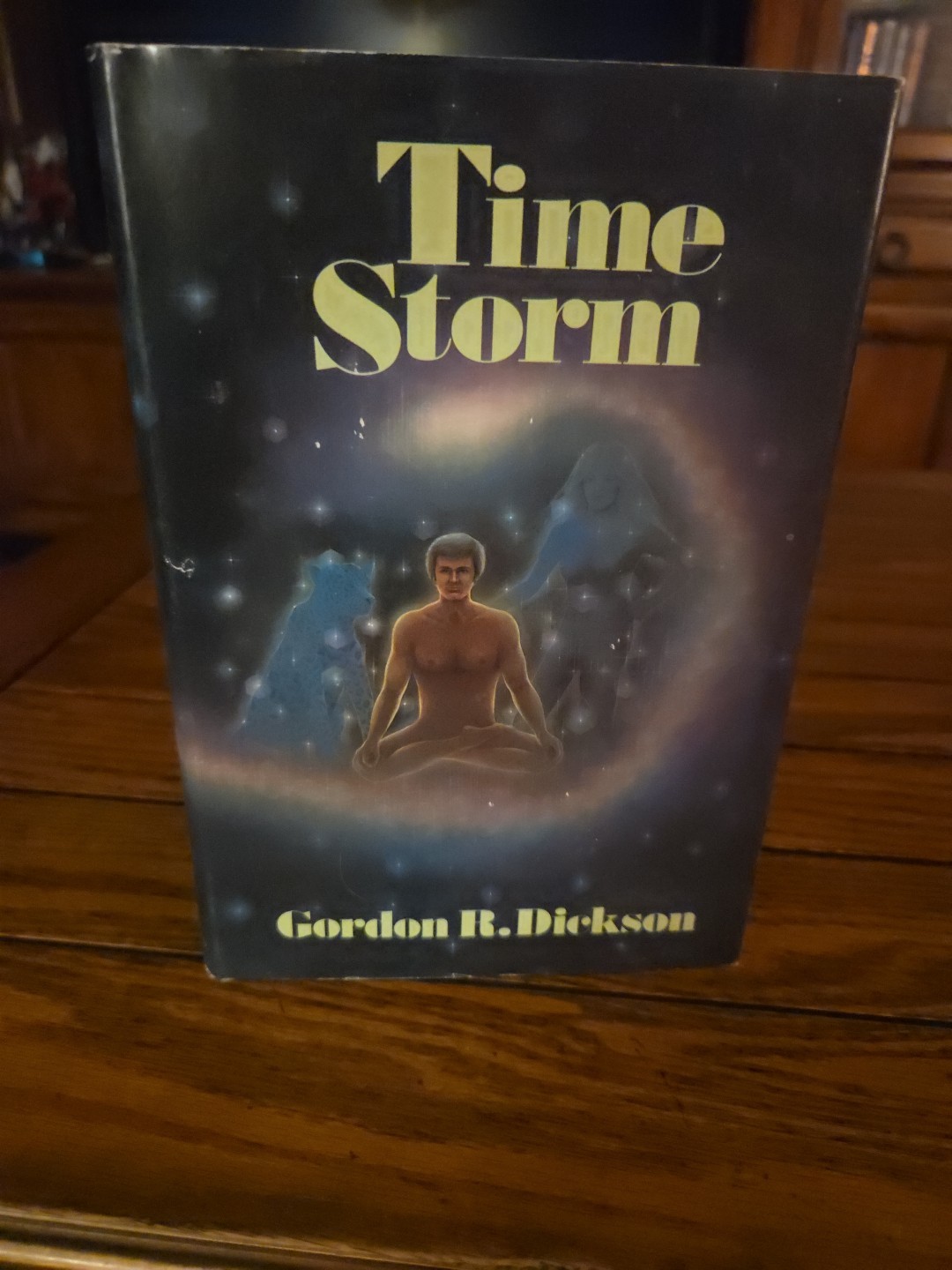 Time Storm by Gordon R. Dickson 1977 Book Club Edition HCDJ St. Martin’s Press