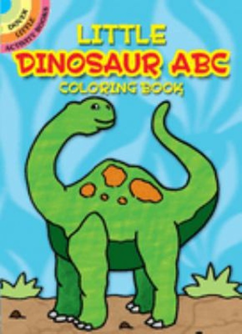 Little Dinosaur ABC Coloring Book Paperback Winky Adam