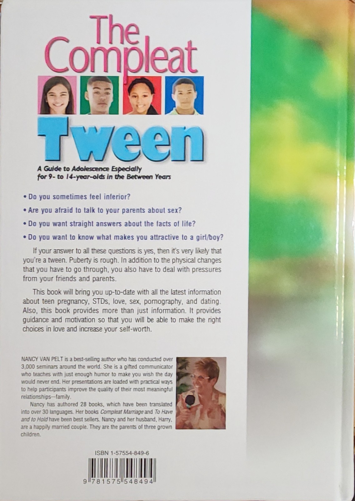 The Compleat Tween – paperback, author Nancy Van Pelt