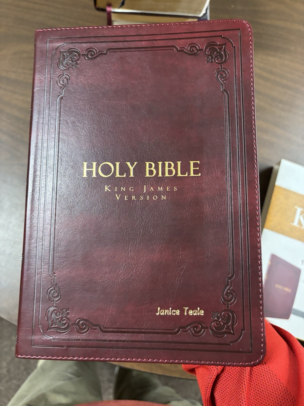 The Holy Bible KJV Thinline Bible Large Print 2016 (Red Letter Leathersoft)