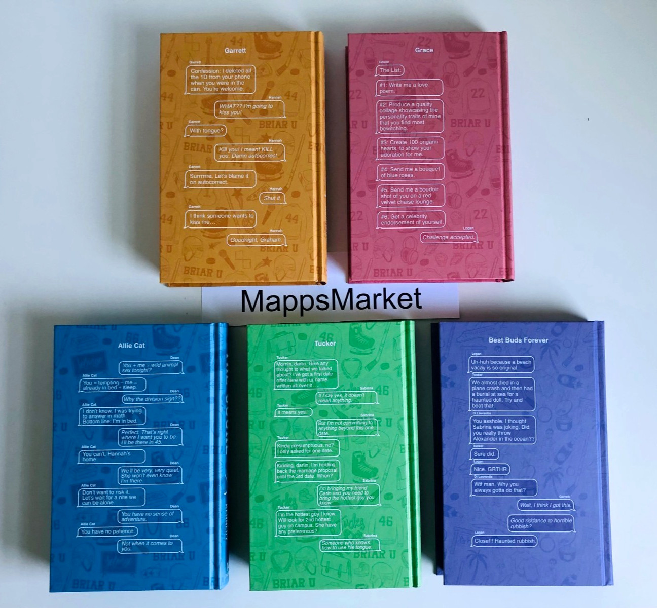 SIGNED Off-Campus Set Books 1-5 by Elle Kennedy ILLUMICRATE AFTERLIGHT EXCLUSIVE