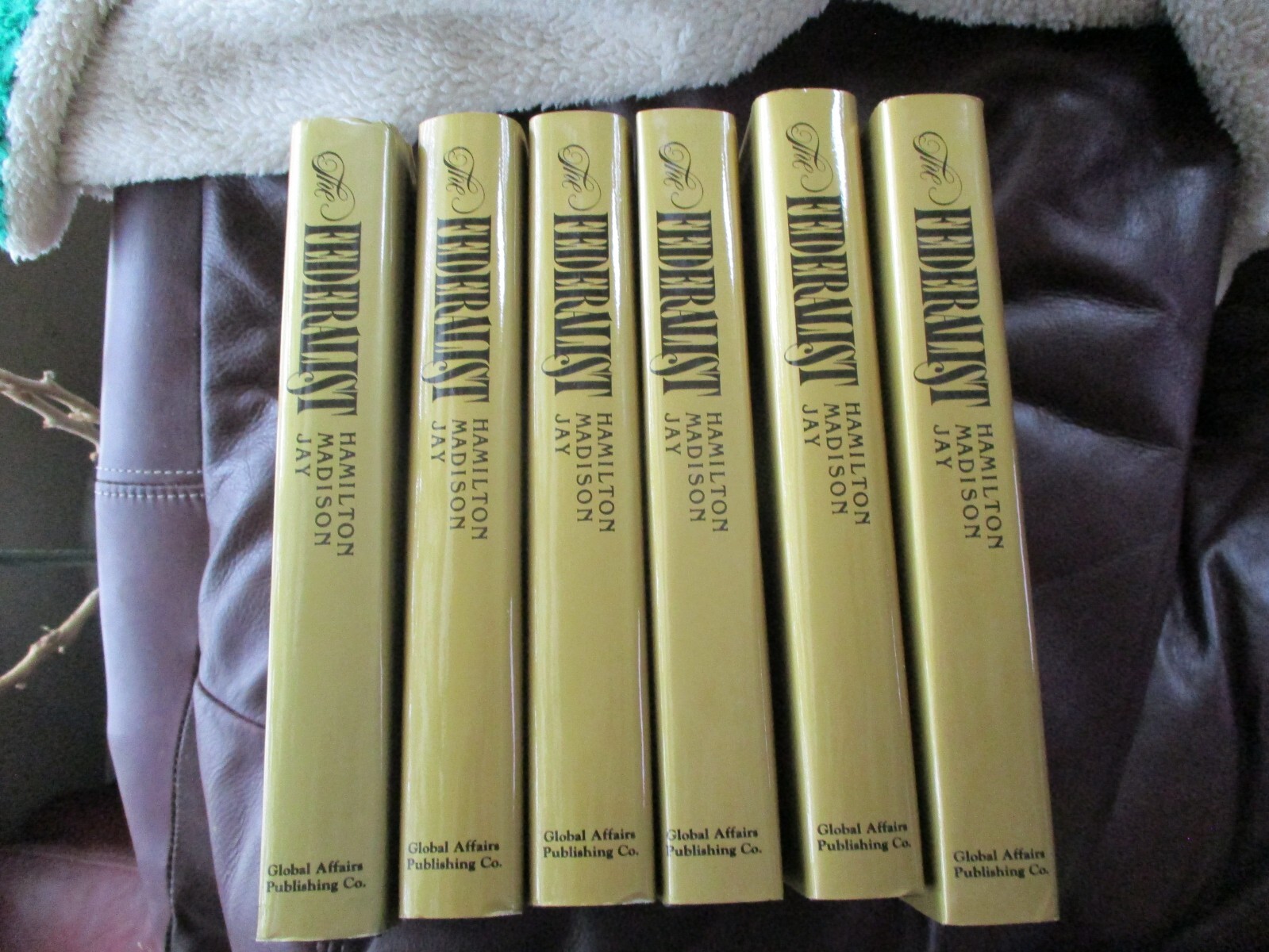 The Federalist – Hamilton Jay Madison – Global Affairs 1987 HB DJ New Unread M3