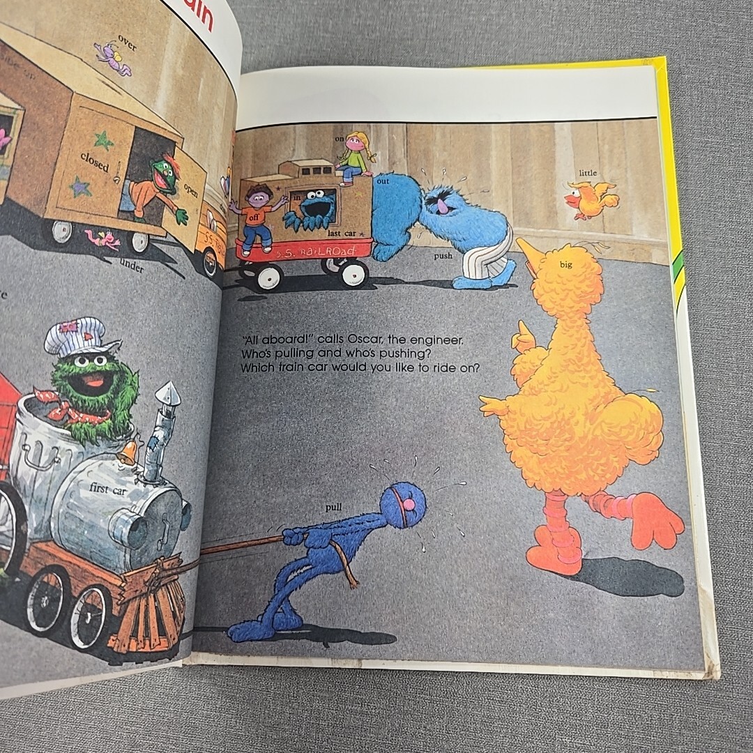 On My Way with Sesame Street UP DOWN AROUND Volume 10 Hardcover Book