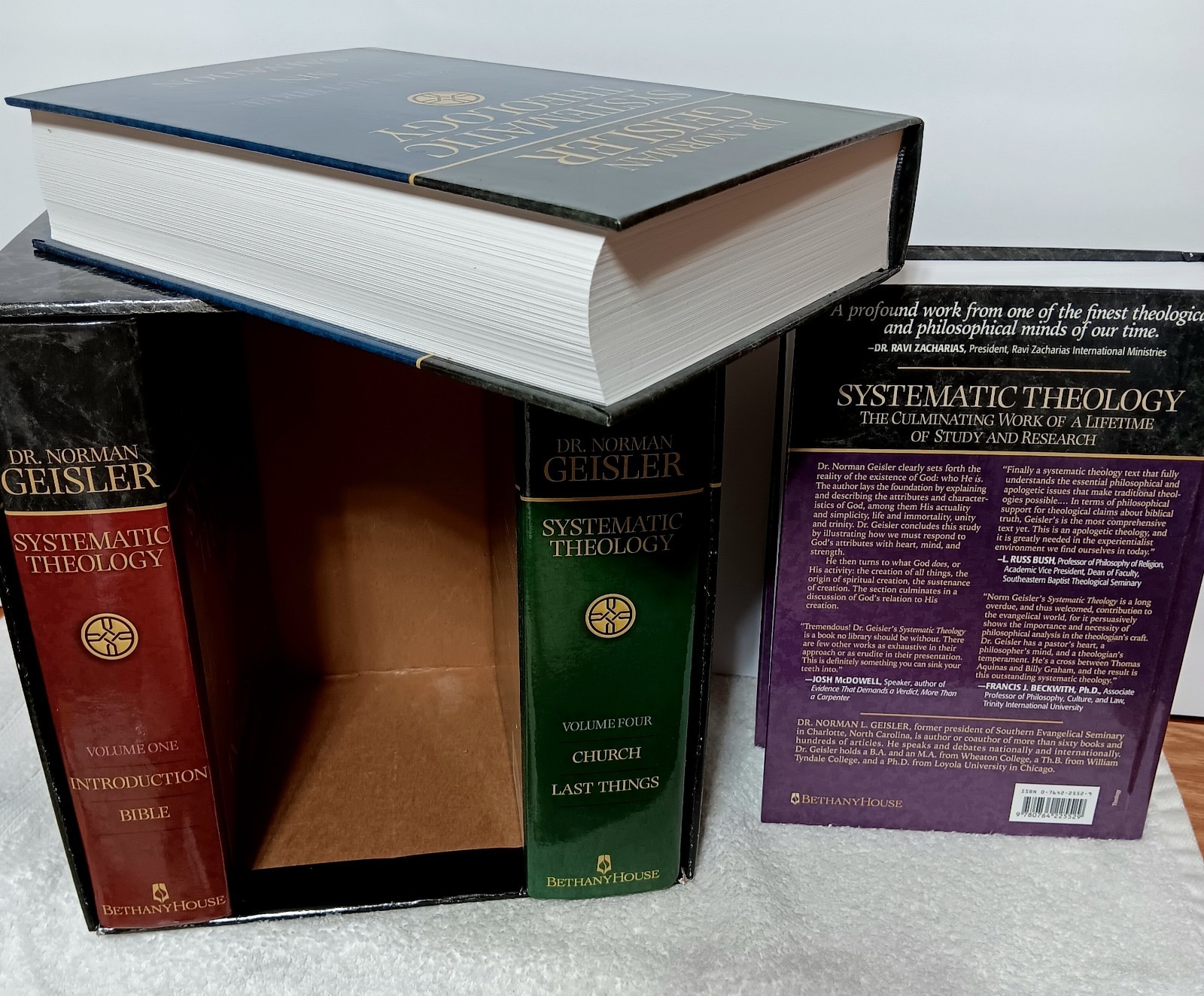 Systematic Theology: Vols. 1-4 by Dr. Norman Geisler – HC Pub. by Bethany House