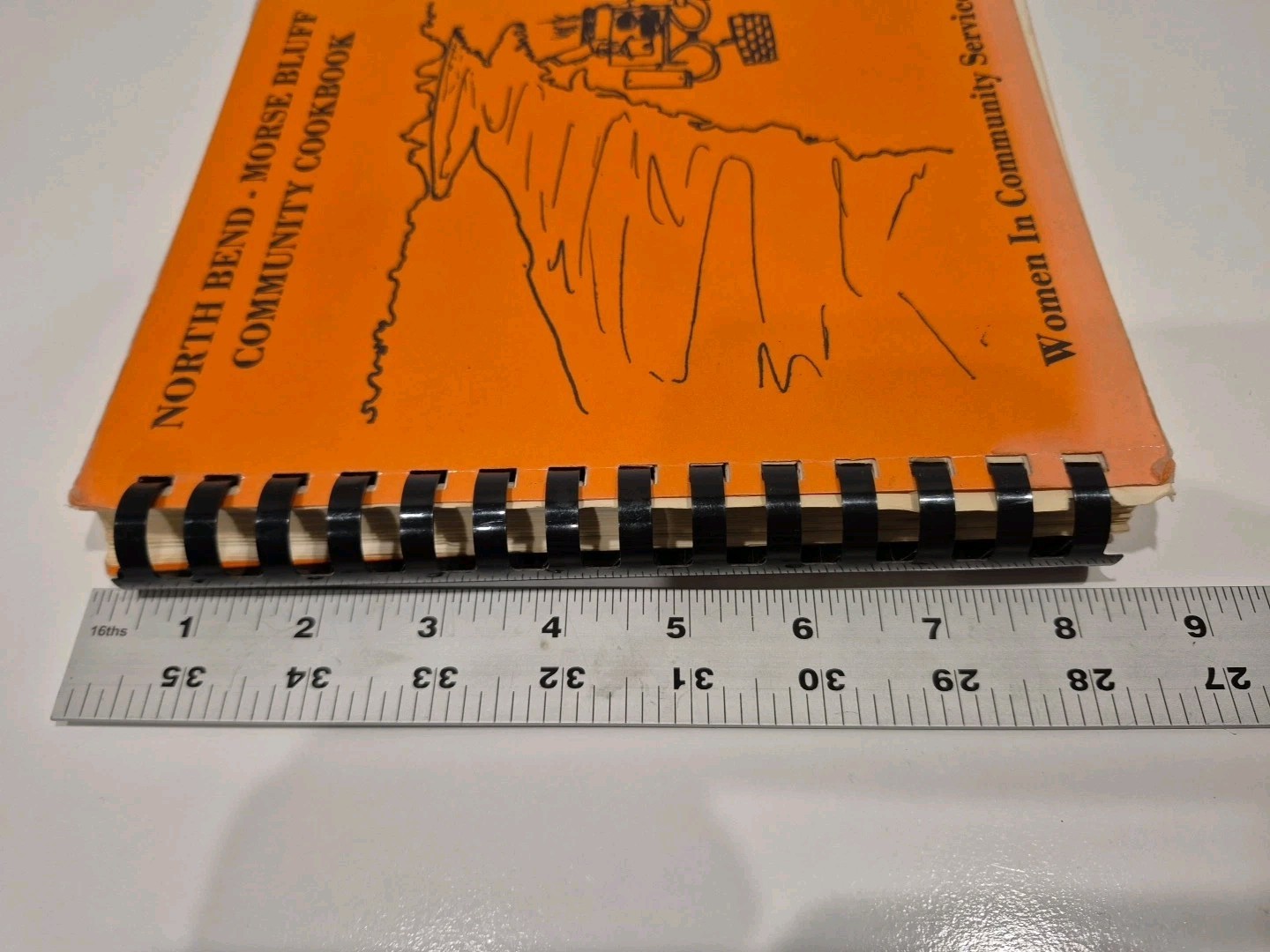 Vintage 1986 Community Cookbook Spiral Bound North Bend Morse Bluff NE 232 Pages