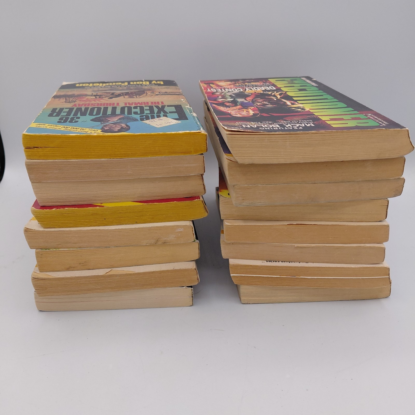 Lot of 16 Vintage The Executioner PB Books Don Pendleton