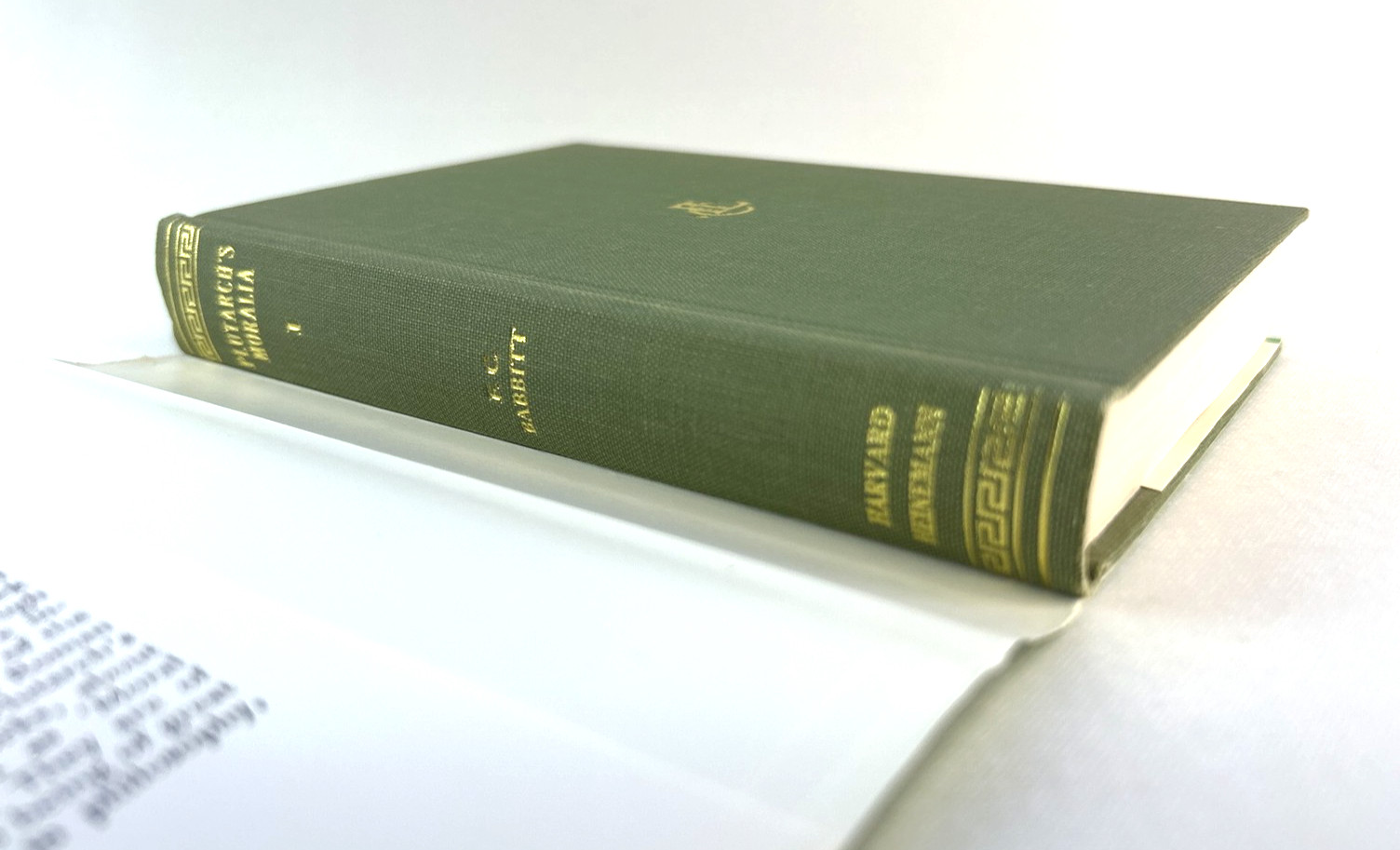 Plutarch Moralia Vol 1 Education of Children Loeb Classical Library Hardcover