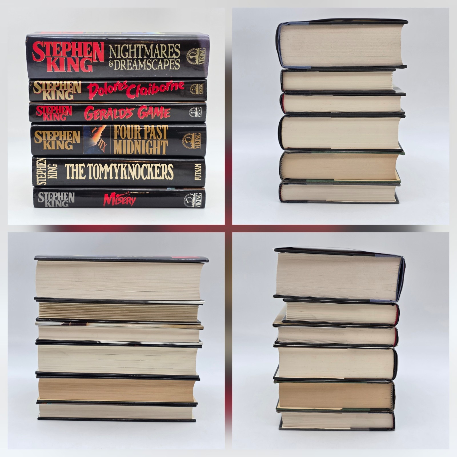 Stephen King LOT of 11 Books HC DJ 9 1st Editions Multiple Titles 1980’s-2000’s