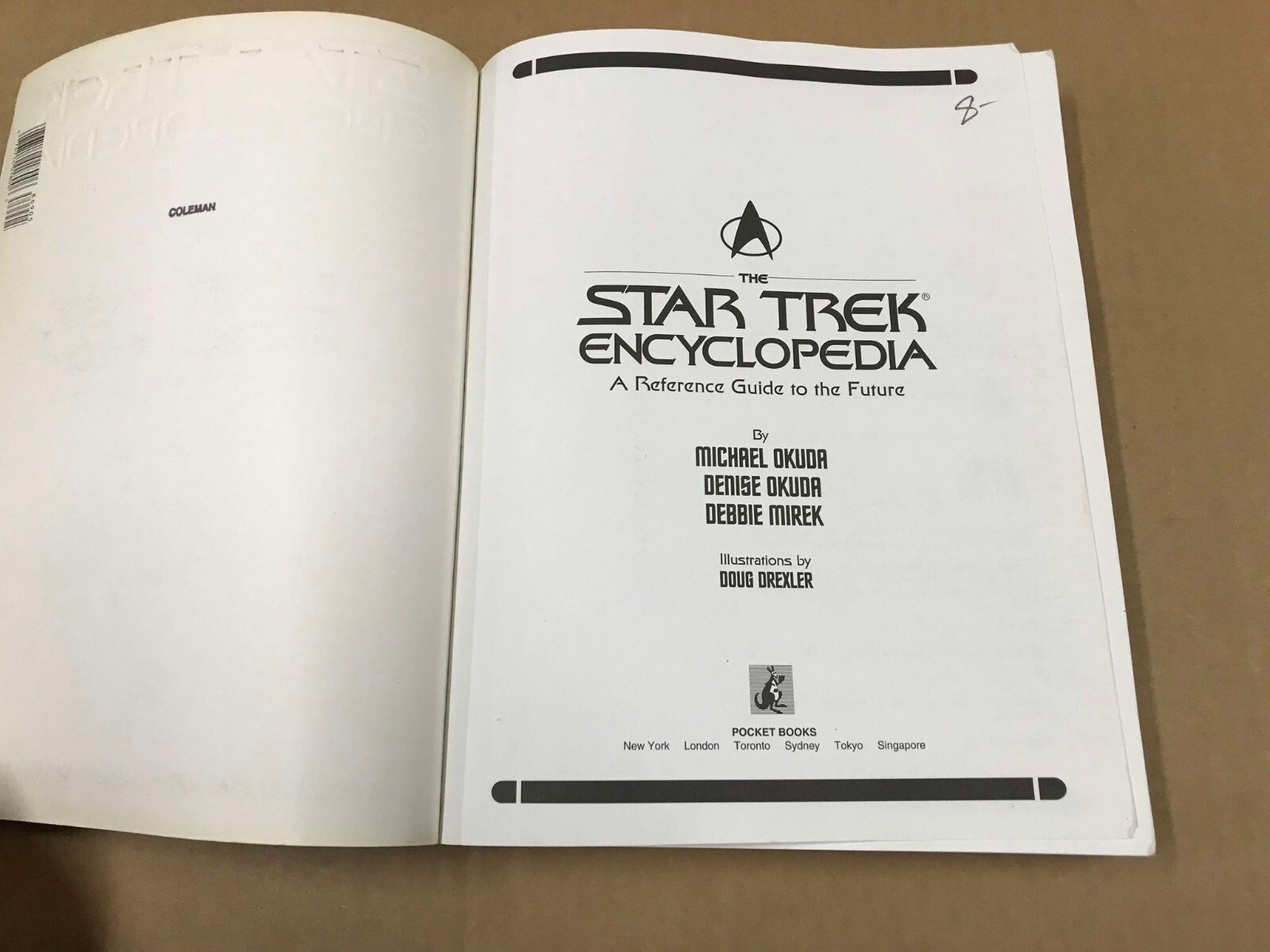 The Star Trek Encyclopedia by Michael Okuda,Denise Okuda,Debbie Mirek- 396 Pages