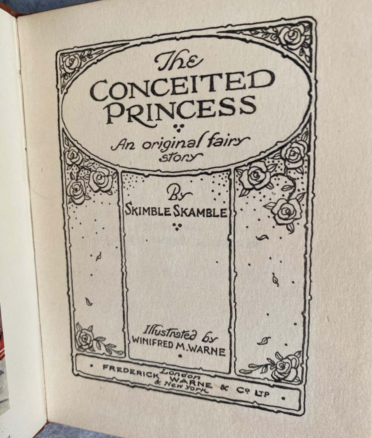 The Conceited Princess(An original fairy story) Skimble Skamble—VERY RARE!!!!