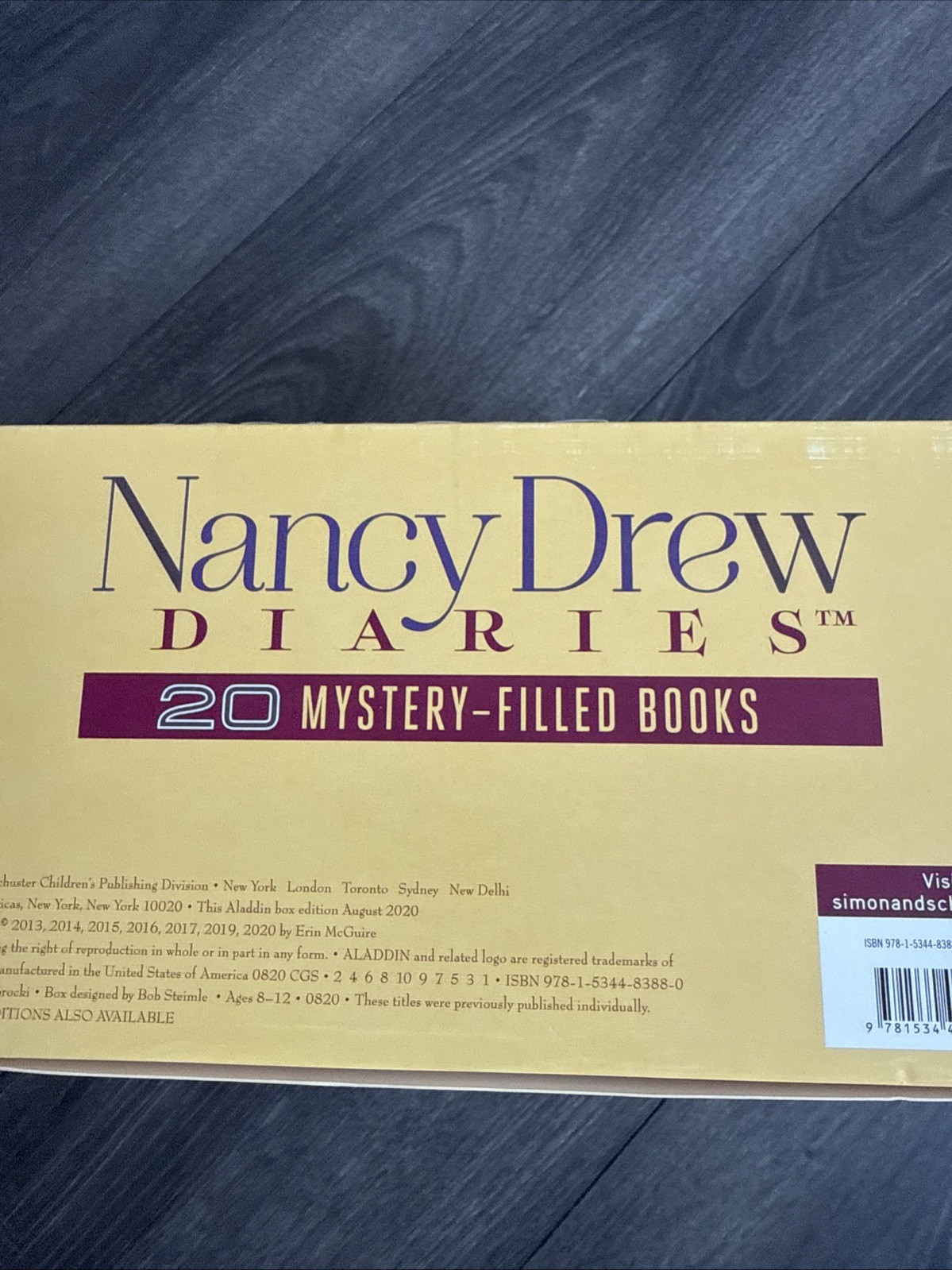 Nancy Drew Diaries By Carolyn Keene #1-20 Box Set