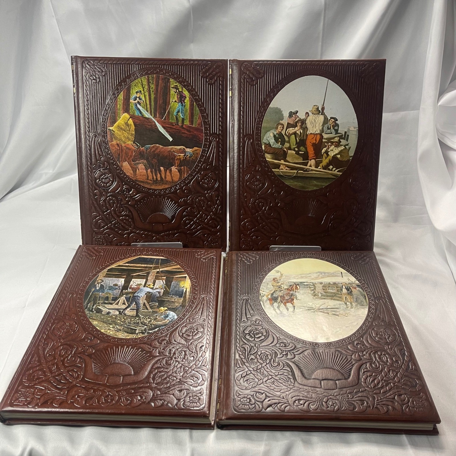 Time Life Books The Old West Series Set of 4 Miners Ranchers Loggers Rivermen