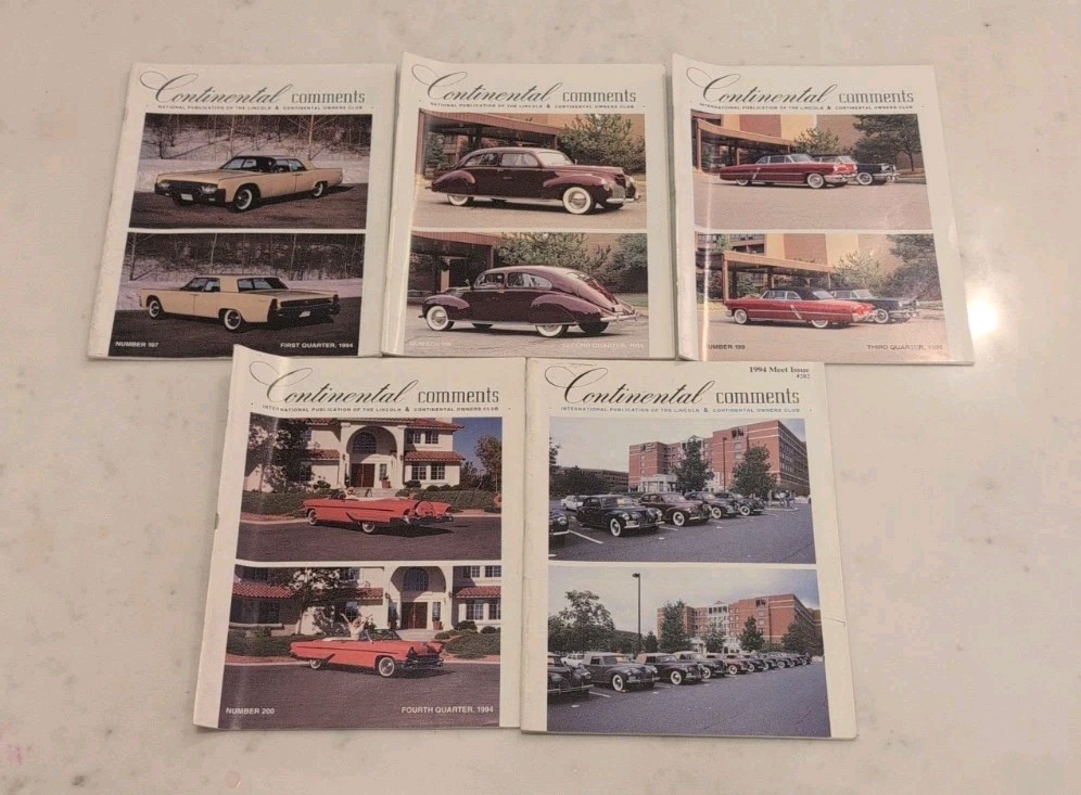 1990’s CONTINENTAL COMMENTS LINCOLN MAGAZINE HUGE LOT (51)