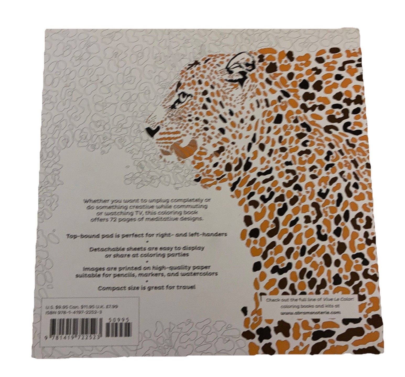 Vive Le Color! Africa (Adult Coloring Book): Color In; De-stress (72 Pages)