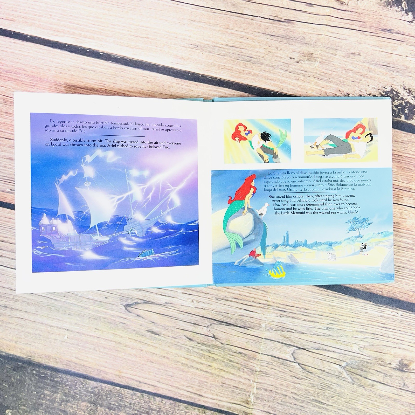 La Sirenita / The Little Mermaid (Libro de Disney en Español & English