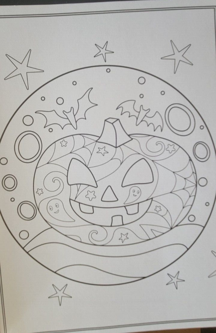 Halloween Coloring Adult Special Edition 32 Pages of Spooky Images