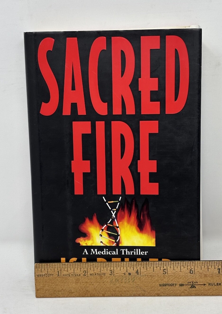 Sacred Fire by Isi Beller1994 Hardcover Mystery Thriller DJ 390 pages
