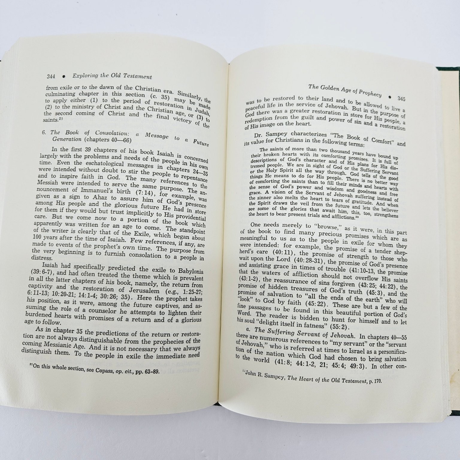 Vintage 1955 Exploring the Old Testament Purkiser Bible Beacon Hill Press HC