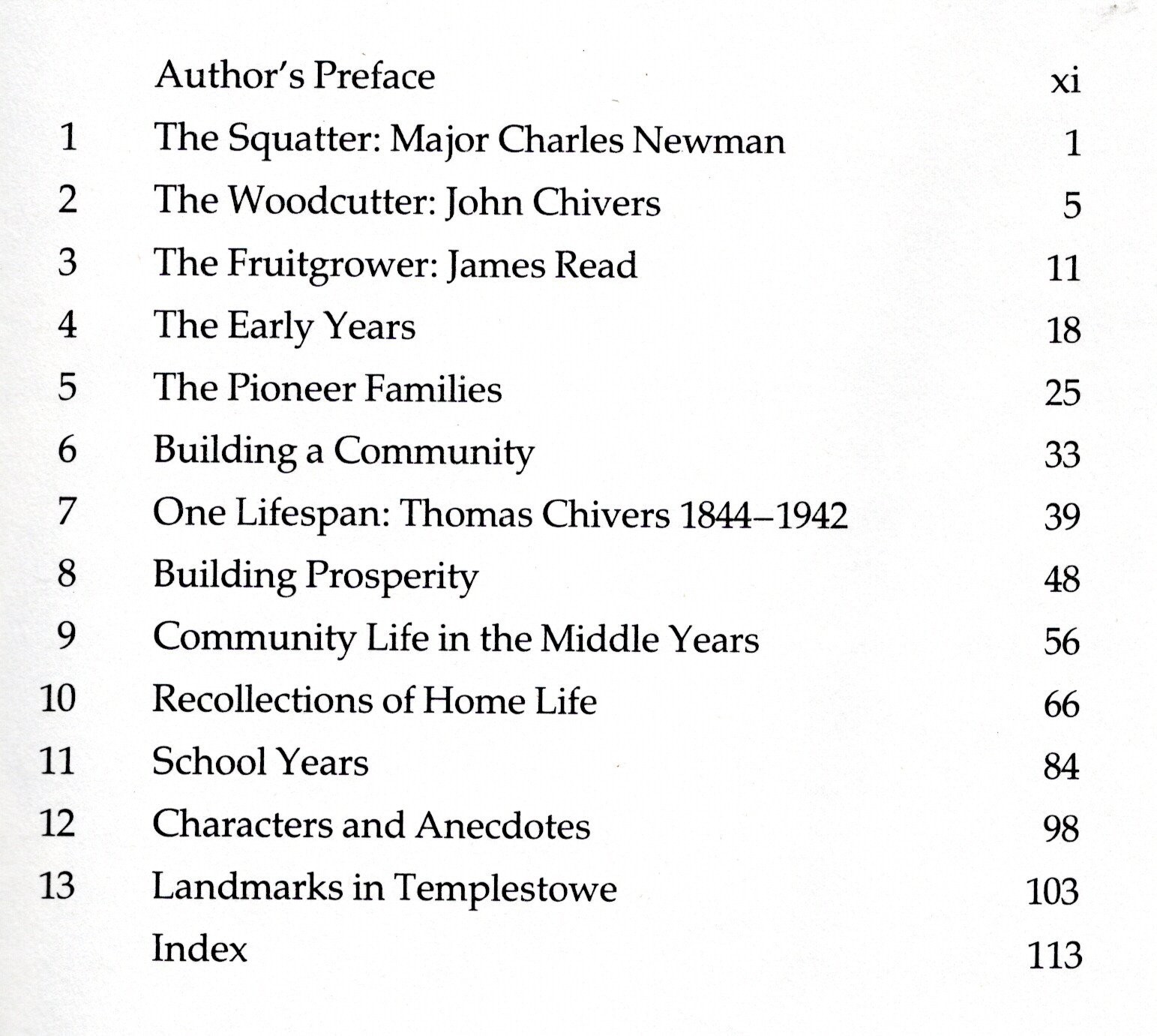 TEMPLESTOWE, Melbourne A FOLK HISTORY Pioneer era on. Hazel Poulter 114 pages.