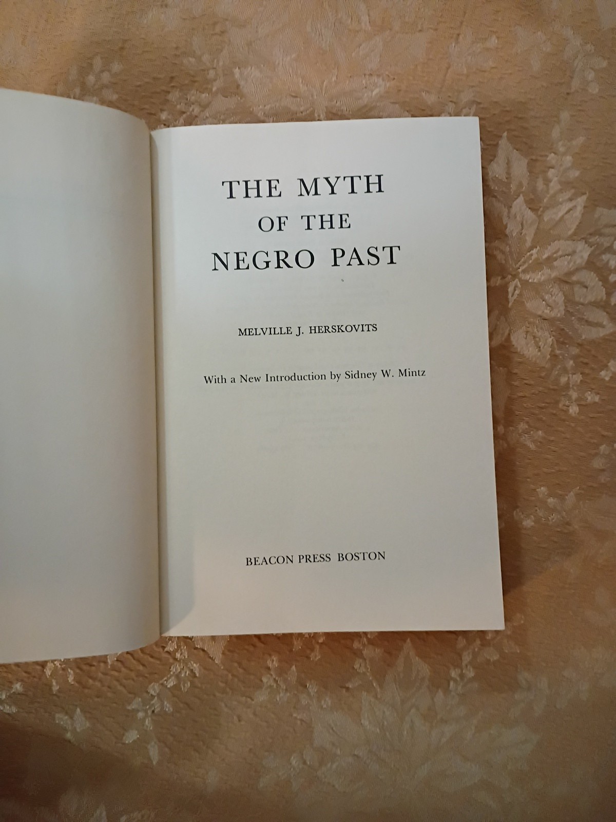 1990 The Myth of the Negro Past Melville J. Herskovits Paperback Beacon Press