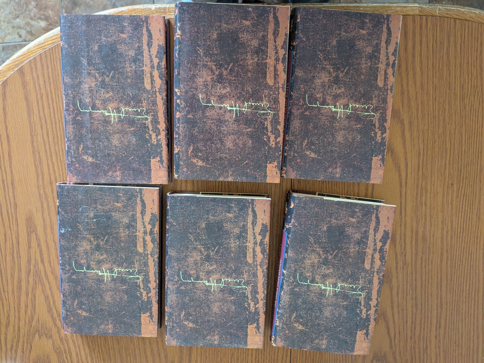 Lot of 6 ERNEST HEMINGWAY Book of the Month Club Set Short Stories