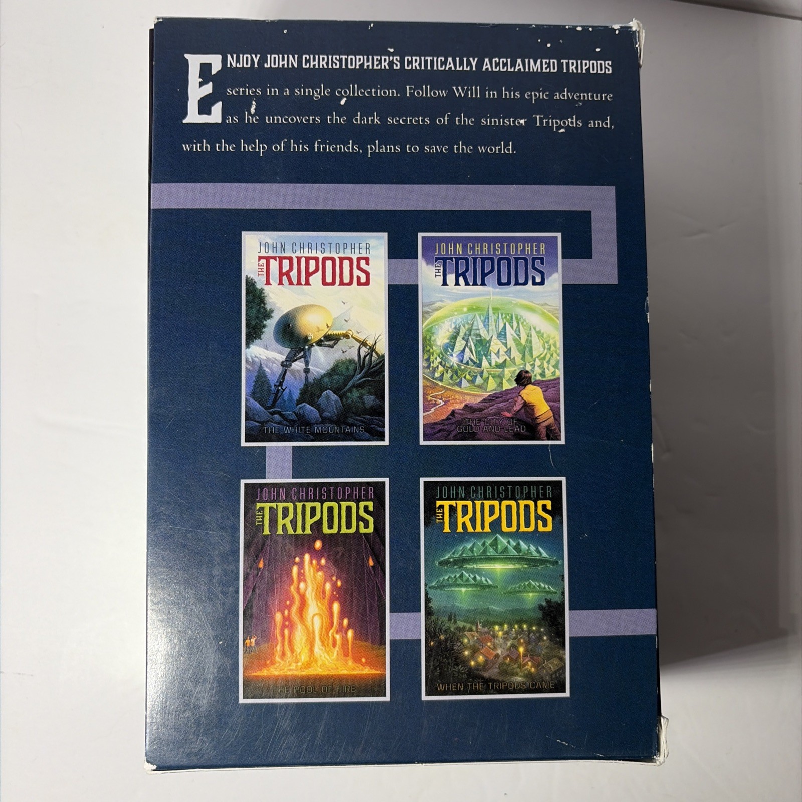 The Tripods Collection John Christopher 4 Book Box Set Aladdin PB YA Sci-Fi 2014