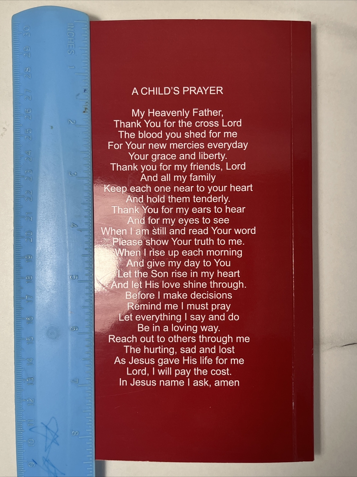 Prayers by Christian Word Ministries,Red Prayer Book,2012,12th Edit NEW