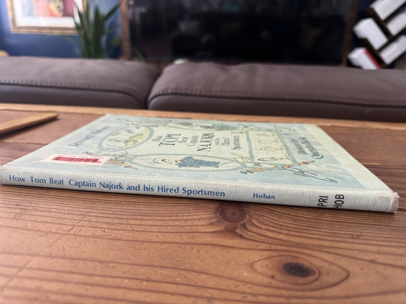 1975 HC How Tom Beat Captain Najork Russell Hoban 2nd Ed. Antheneum