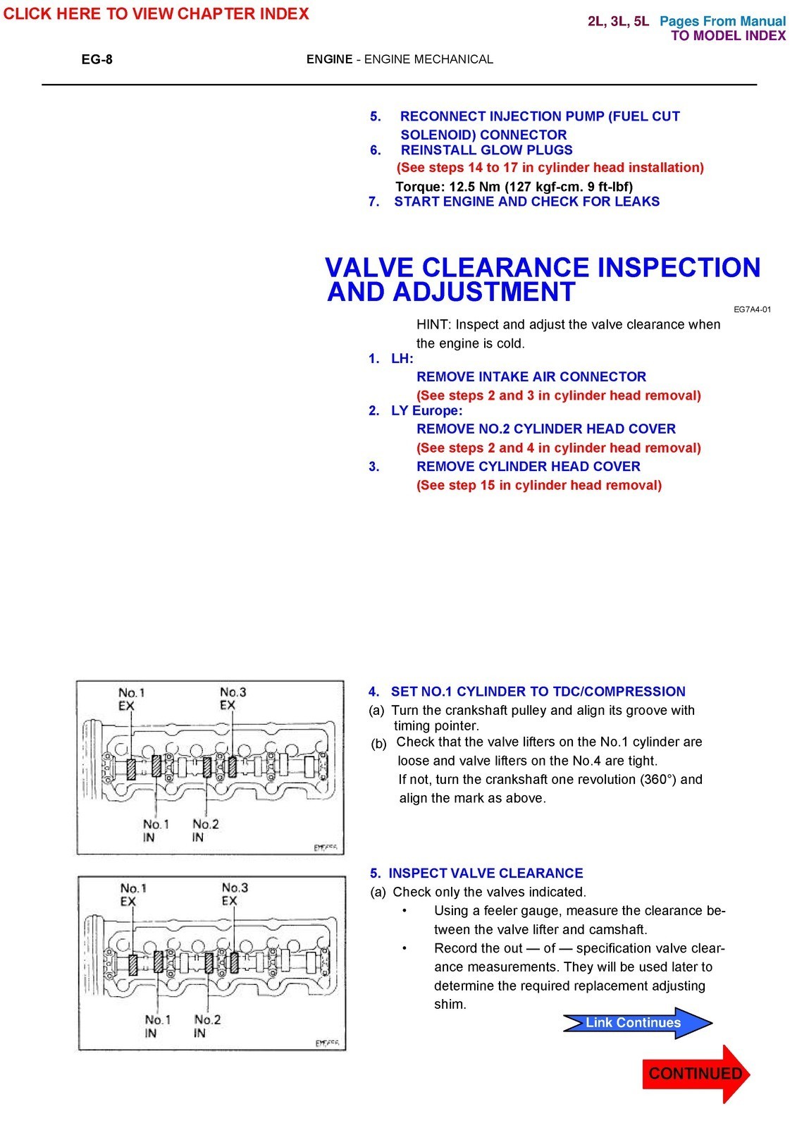 TOYOTA 2L 3L Diesel Engine Repair Manual 1999, EXTRA-DUTY BINDER, TOUGH COVERING