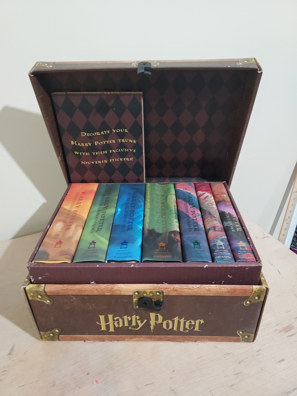 Harry Potter Hardcover Boxed Set: Books 1-7 (Trunk) Boxed Set by J K Rowling