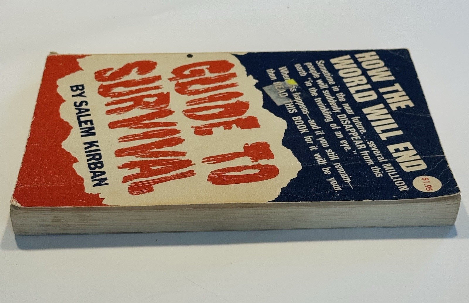 How The World Will End Guide To Survival 1968 Salem Kirban PB Paperback