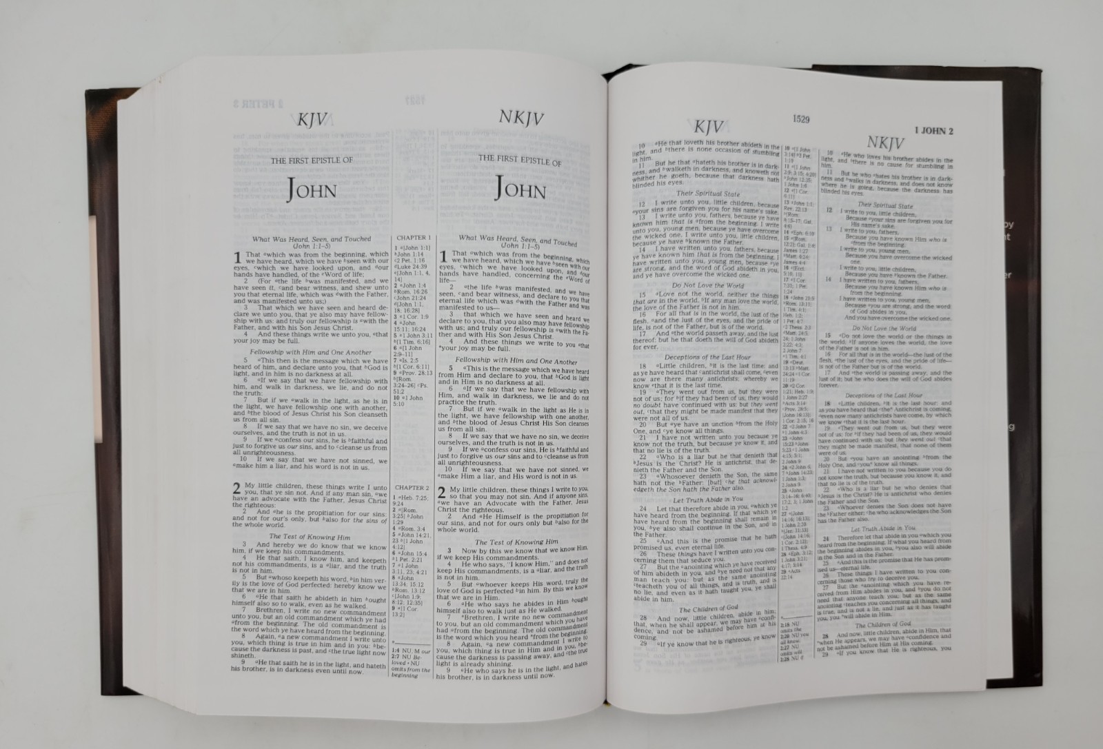 Parallel Bible King James Version New King James Version Dual-Translation CLEAN!