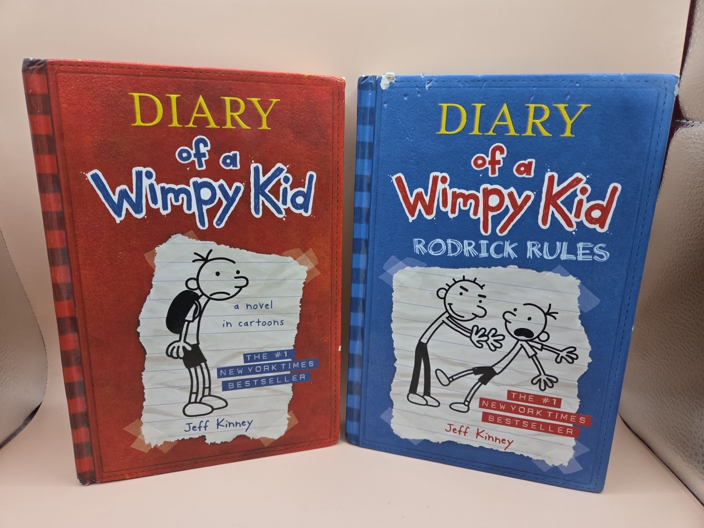 Lot of 10 Diary of a Wimpy Kid Series 9 Hardcovers & 1 PB by Jeff Kinney