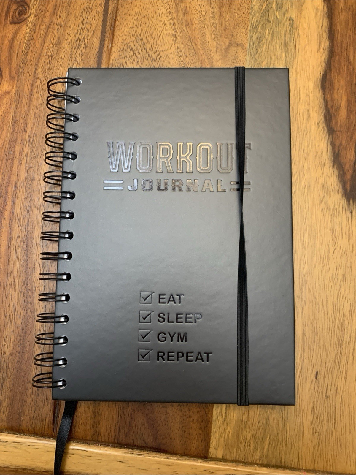 Hardcover Fitness Journal Workout Planner for Men & Women | 5.7″ x 8.3″ | NEW