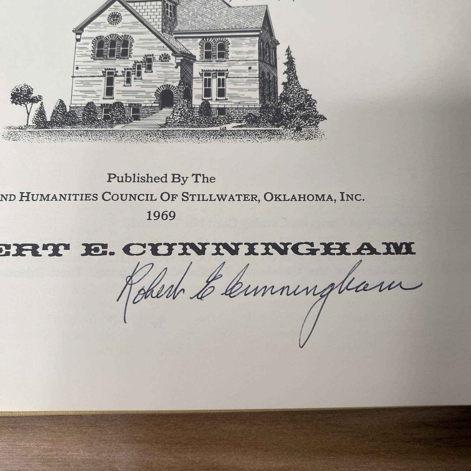 Signed STILLWATER Where Oklahoma Began First Edition 1969 Hardcover Dustjacket