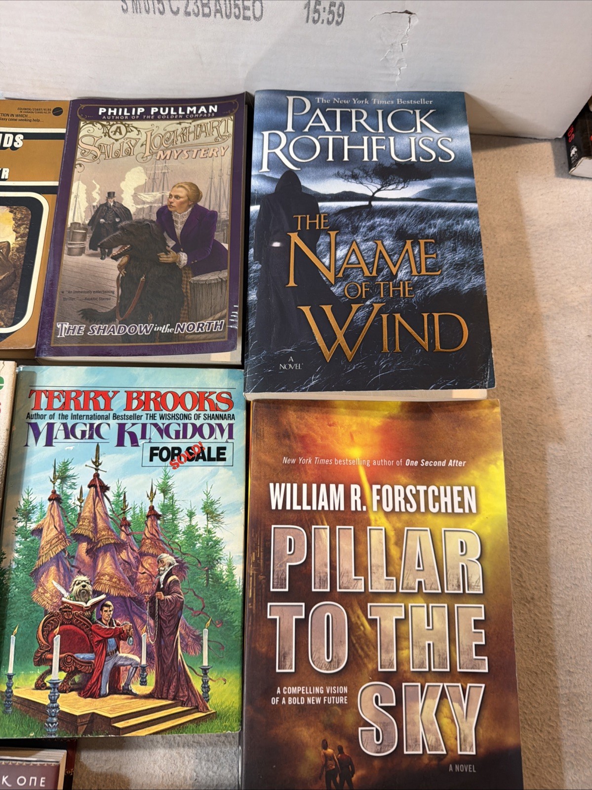 Sci Fi lot Patrick Rothfuss Arthur C. Clarke Philip Pullman Terry Brooks