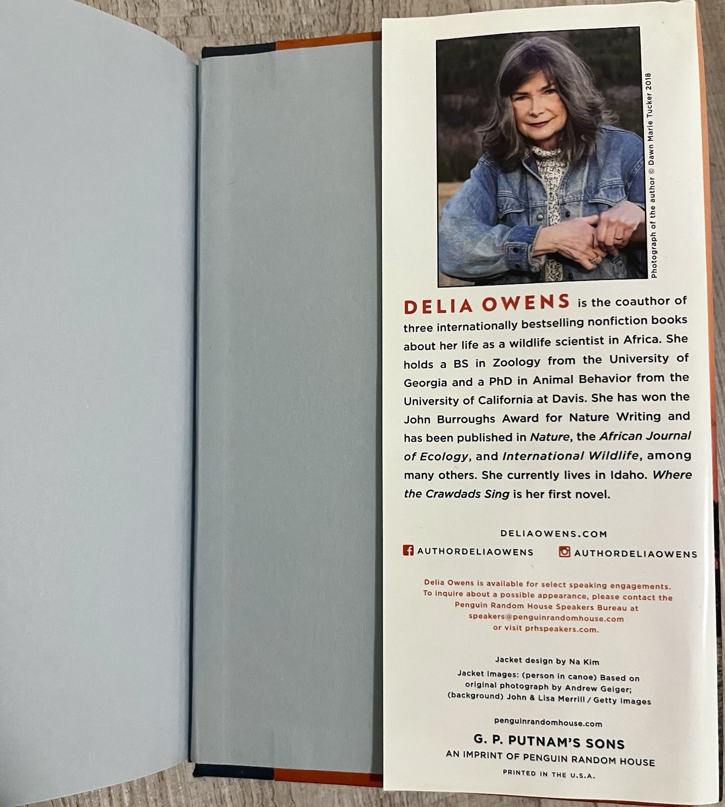 Good Where the Crawdads Sing Hardcover Dust Jacket Owens Delia Reeses Book Club