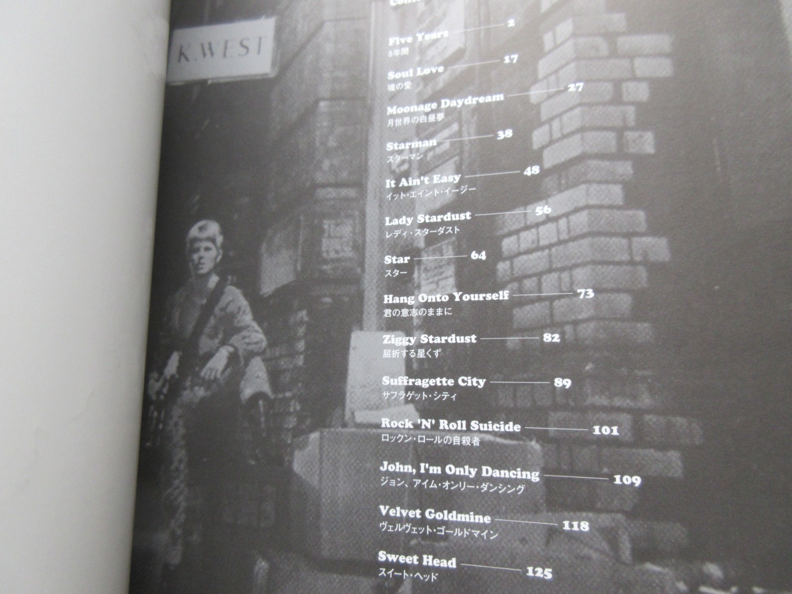 David Bowie Ziggy Stardust +3 Japan Band Score Song Book Guitar TAB Glam Ronson