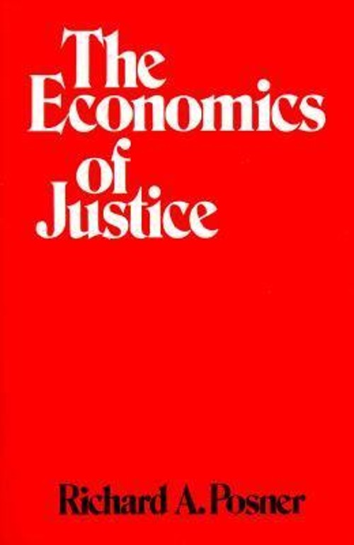 The Economics of Justice Paperback Richard A. Posner