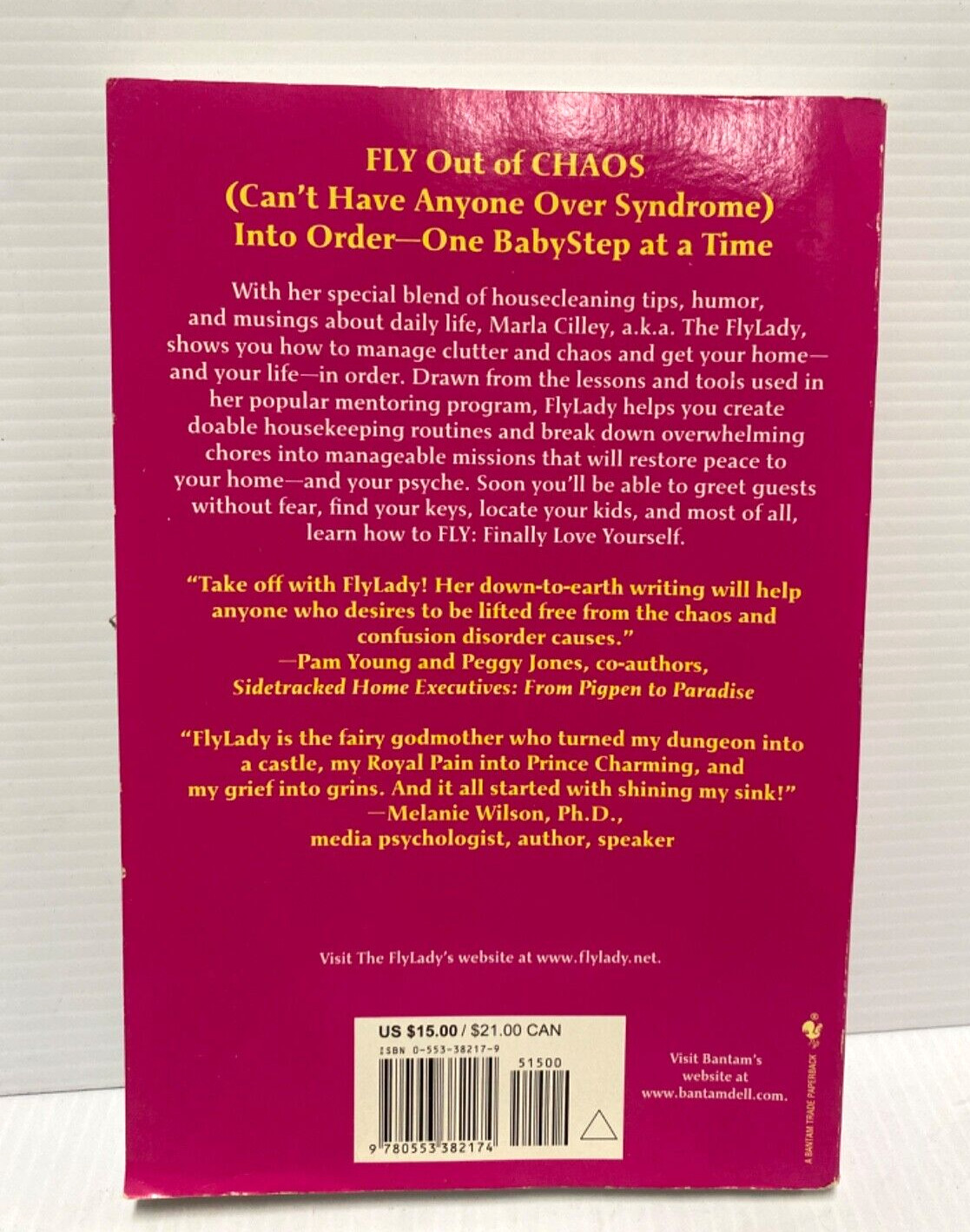 Sink Reflections~ Marla Cilley~ 2004 Paperback (FC205-4Q422