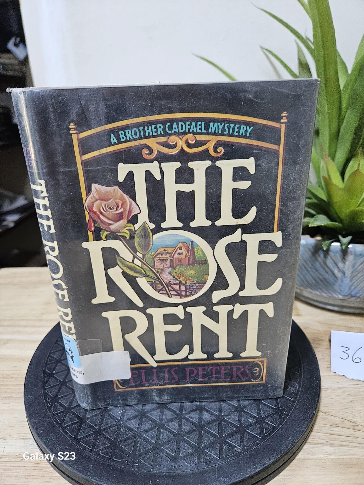 THE ROSE RENT By Ellis Peters 1986 Hardcover Dust Jacket