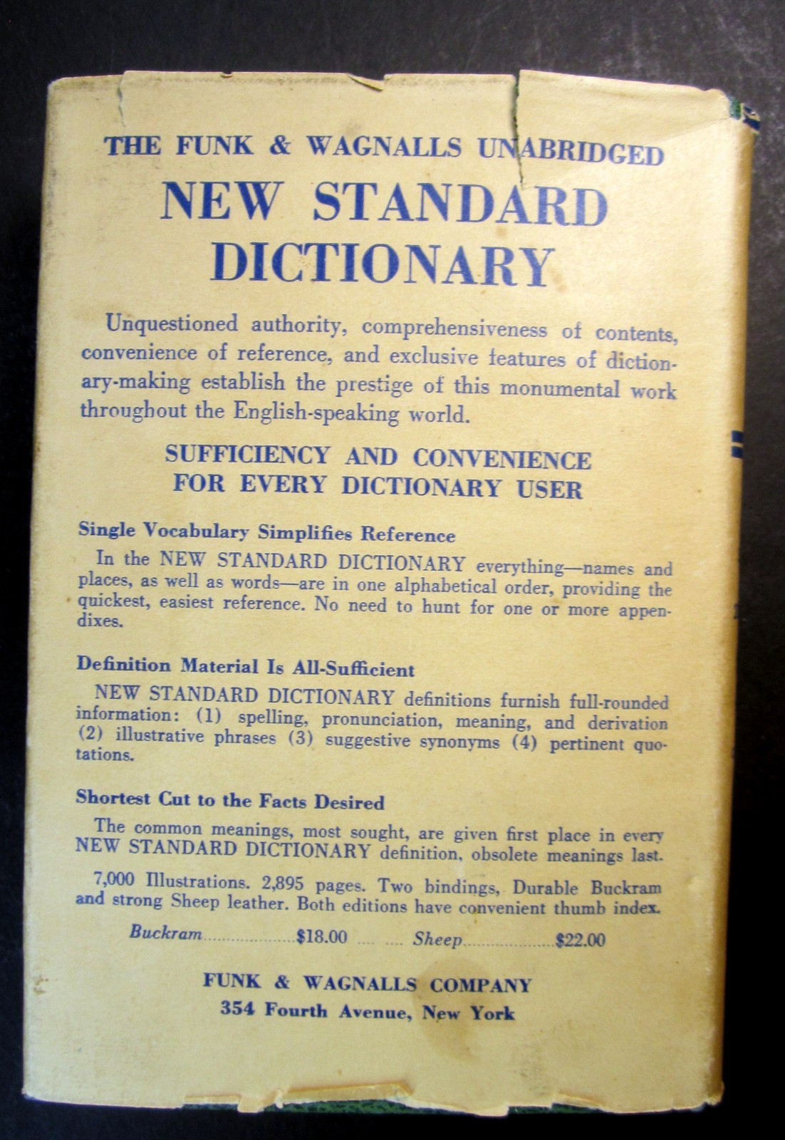 1940 Events – The New Standard 1941 Year Book Funk and Wagnalls pre WWII War HB