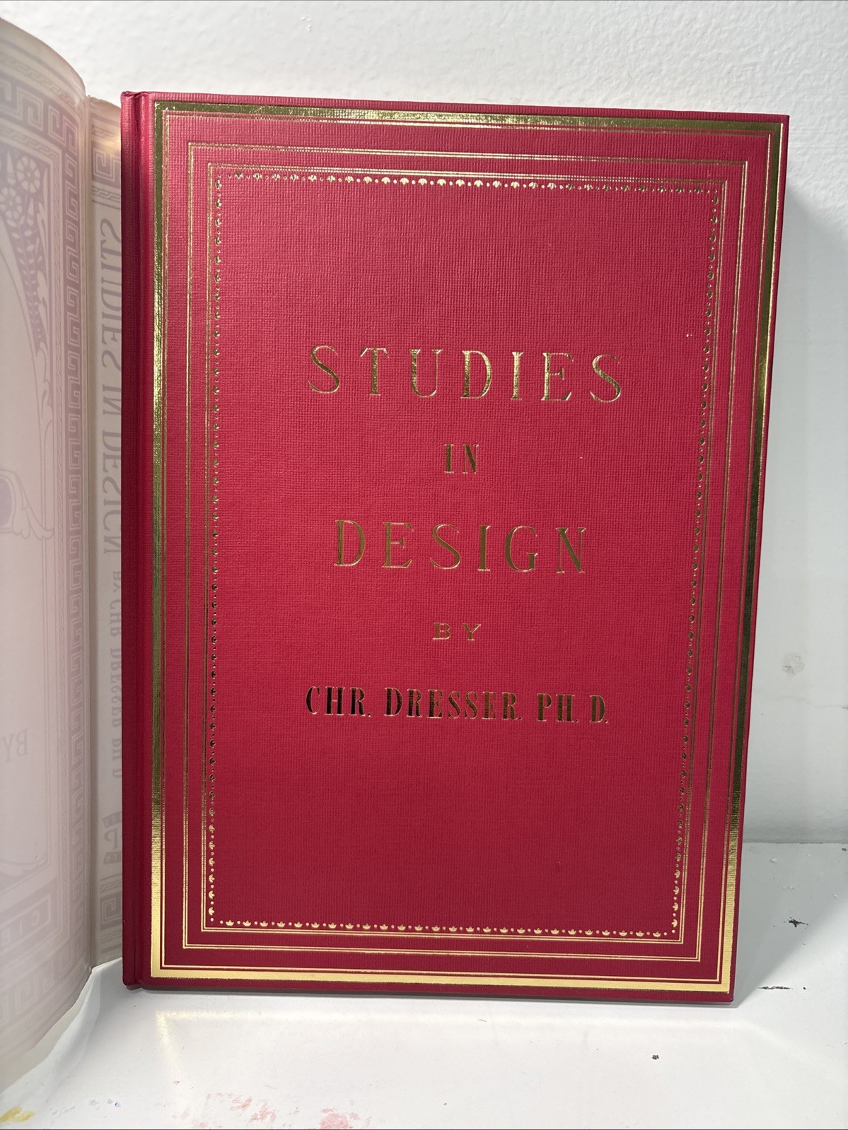 Studies in Design Hardcover Christopher Dresser Gibbs Smith Publisher DJ HC