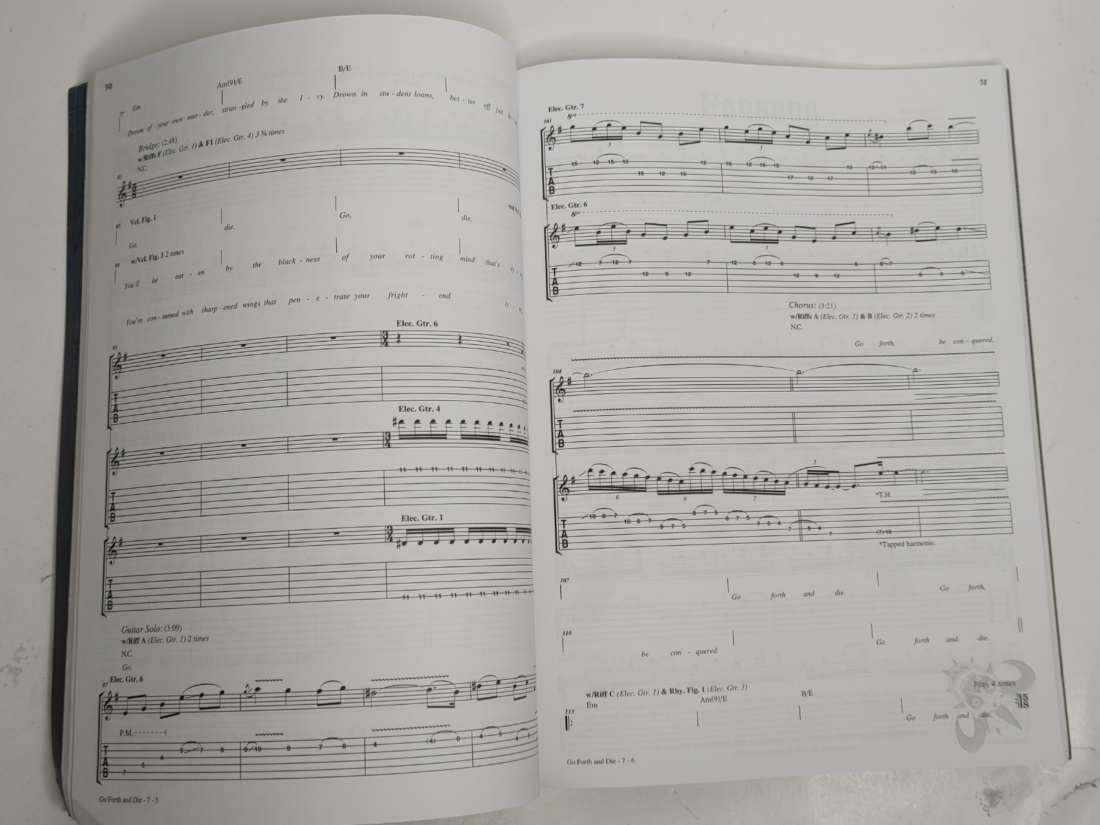 Dethklok The Dethalbum: Authentic Guitar TAB Tablature Book (Paperback) No Disc