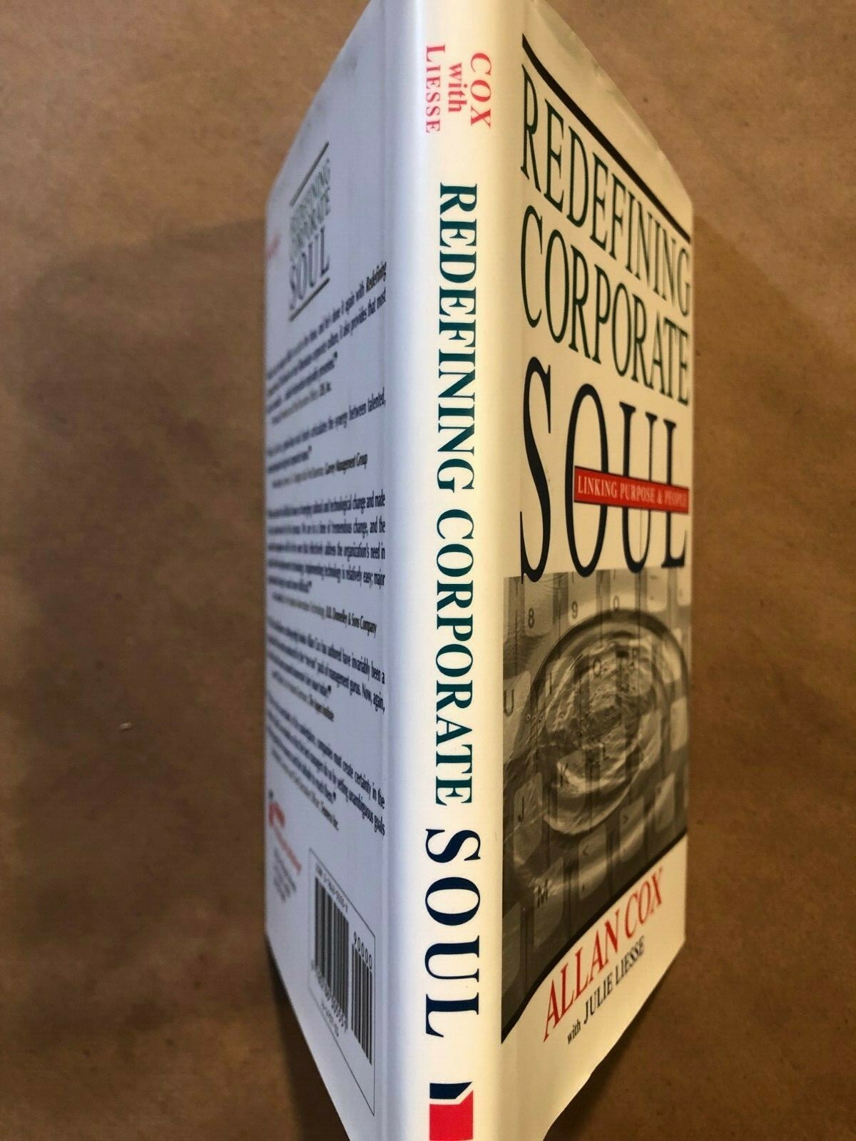 REDEFINING CORPORATE SOUL: by Allan Cox – Hardcover with Dust Jacket – SIGNED