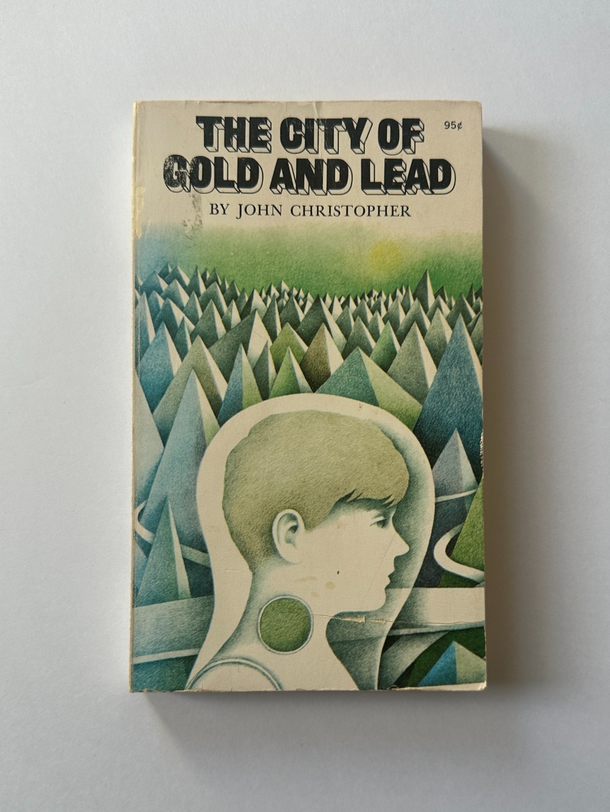 JOHN CHRISTOPHER The City of Gold and Lead | 1970 Collier Mass Market Paperback