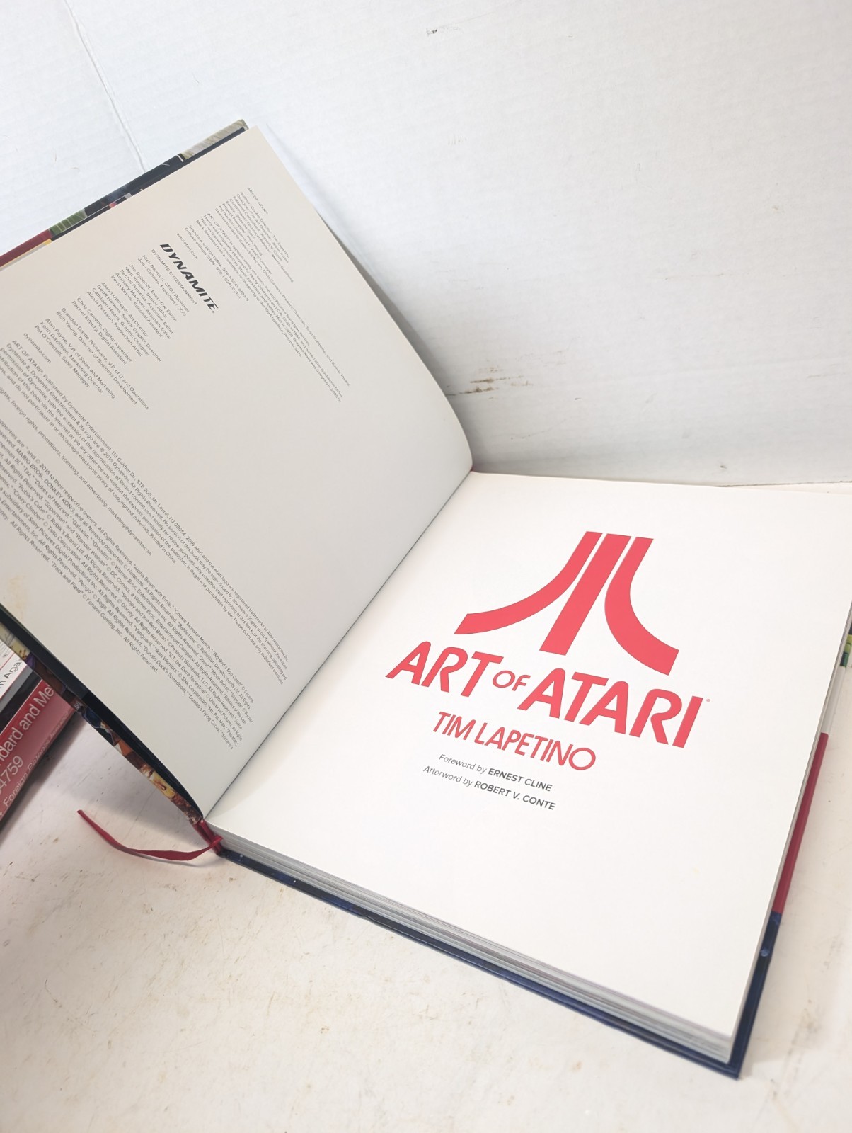 ART OF ATARI by Tim Lapetino Robert V. Conte and Ernest Cline 2016 Hardcover