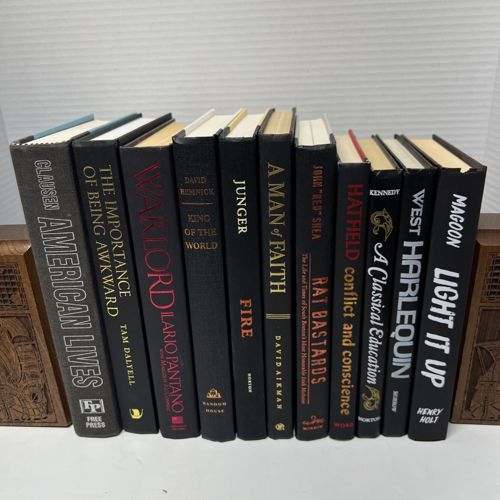 Black/Multicolor Letters Lot of 11 Bookshelf Display Staging Decor Props HC